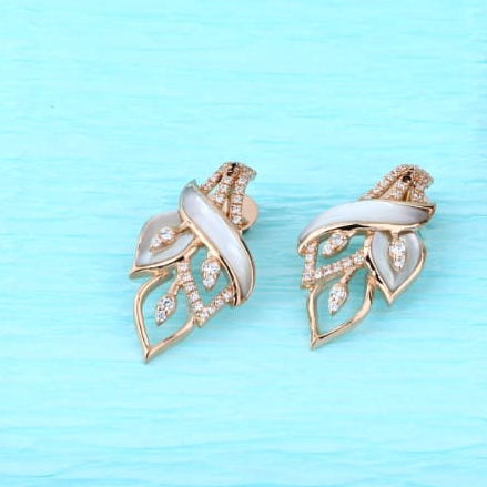 750 Rose Gold Mangalsutra Delicate Pendant RMPN151 - Image 2