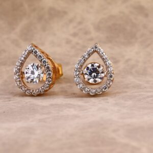750 Rose Gold Fancy Ladies Earring RE211
