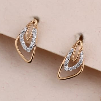 750 Rose Gold Ladies Designer Pendant Set RPS195 - Image 2
