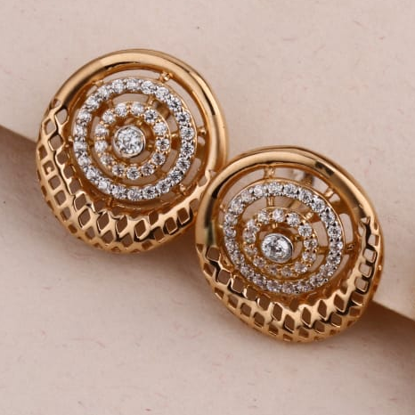 750 Rose Gold Stylish Pendant Set RPS184 - Image 2