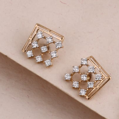 750 Rose Gold Ladies Designer Pendant Set RPS180 - Image 2