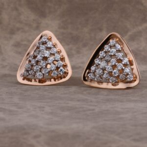 750 Rose Gold Fancy Ladies Earring RE211