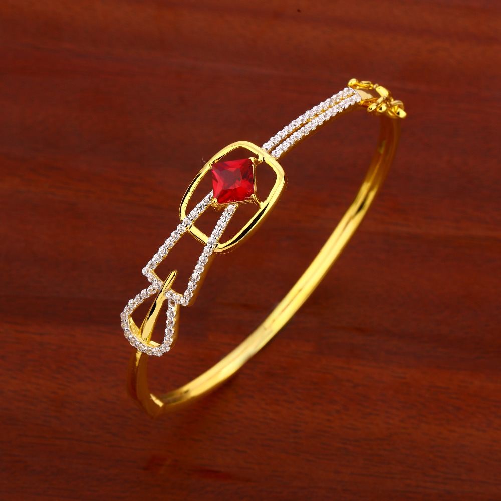 18KT Gold Women's Designer Kada Bracelet LKB129