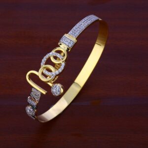 18ct Gold Cz Bracelet LKB110
