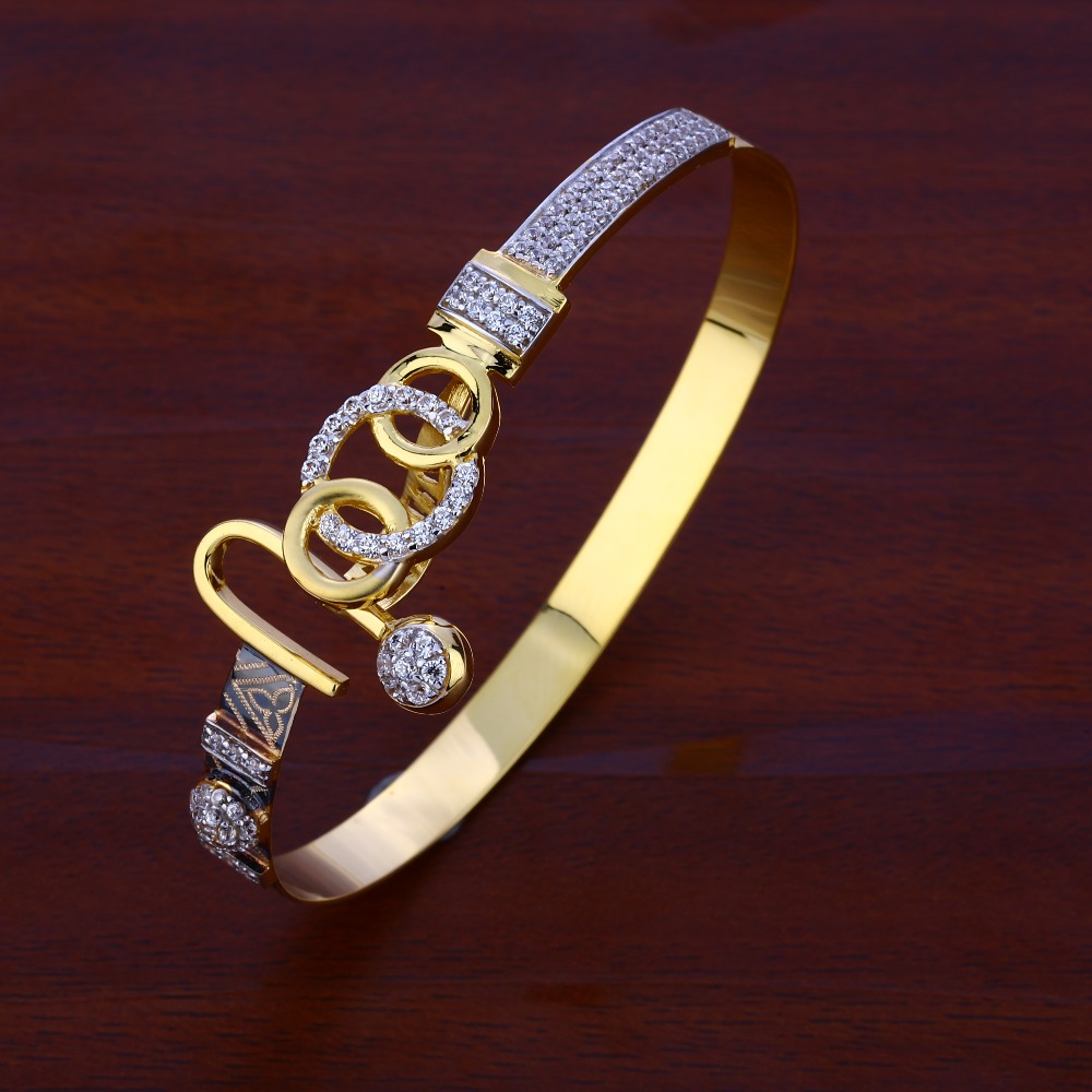 18ct Gold Cz Bracelet LKB110
