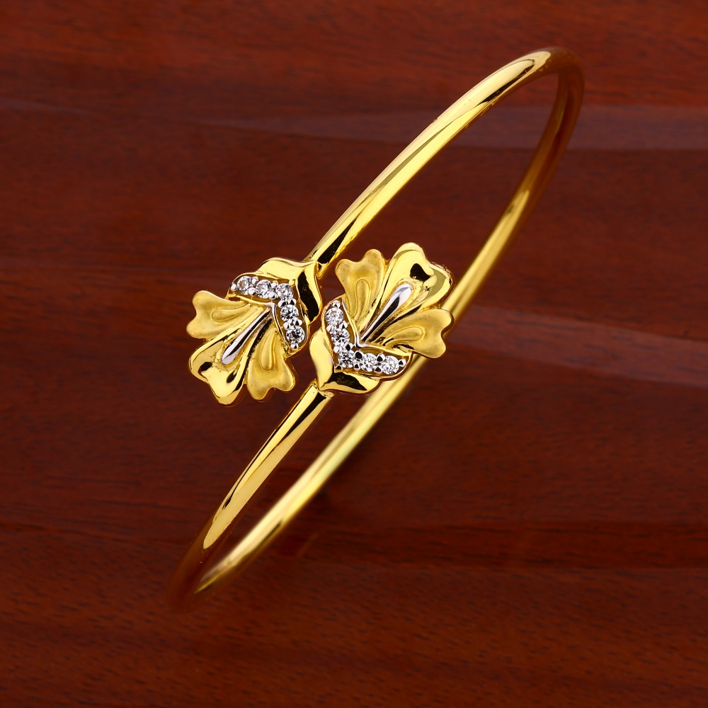 18CT CZ Ladies Stylish Kada Bracelet LKB177