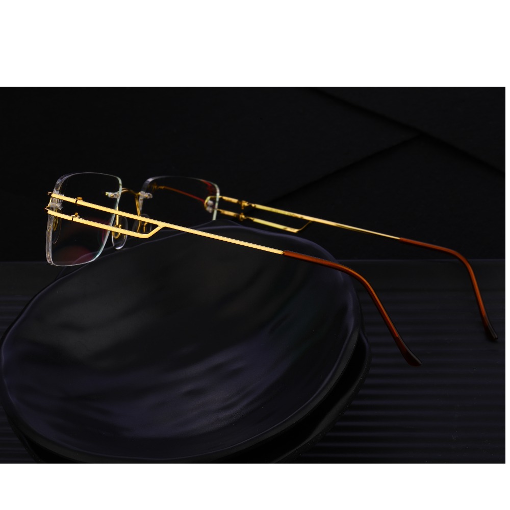 18KT Gold CZ Mens Spectacle S26 - Image 2
