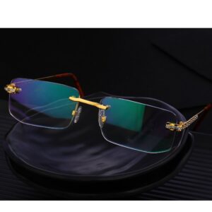 18KT Gold Hallmark Mens Delicate Spectacle S21
