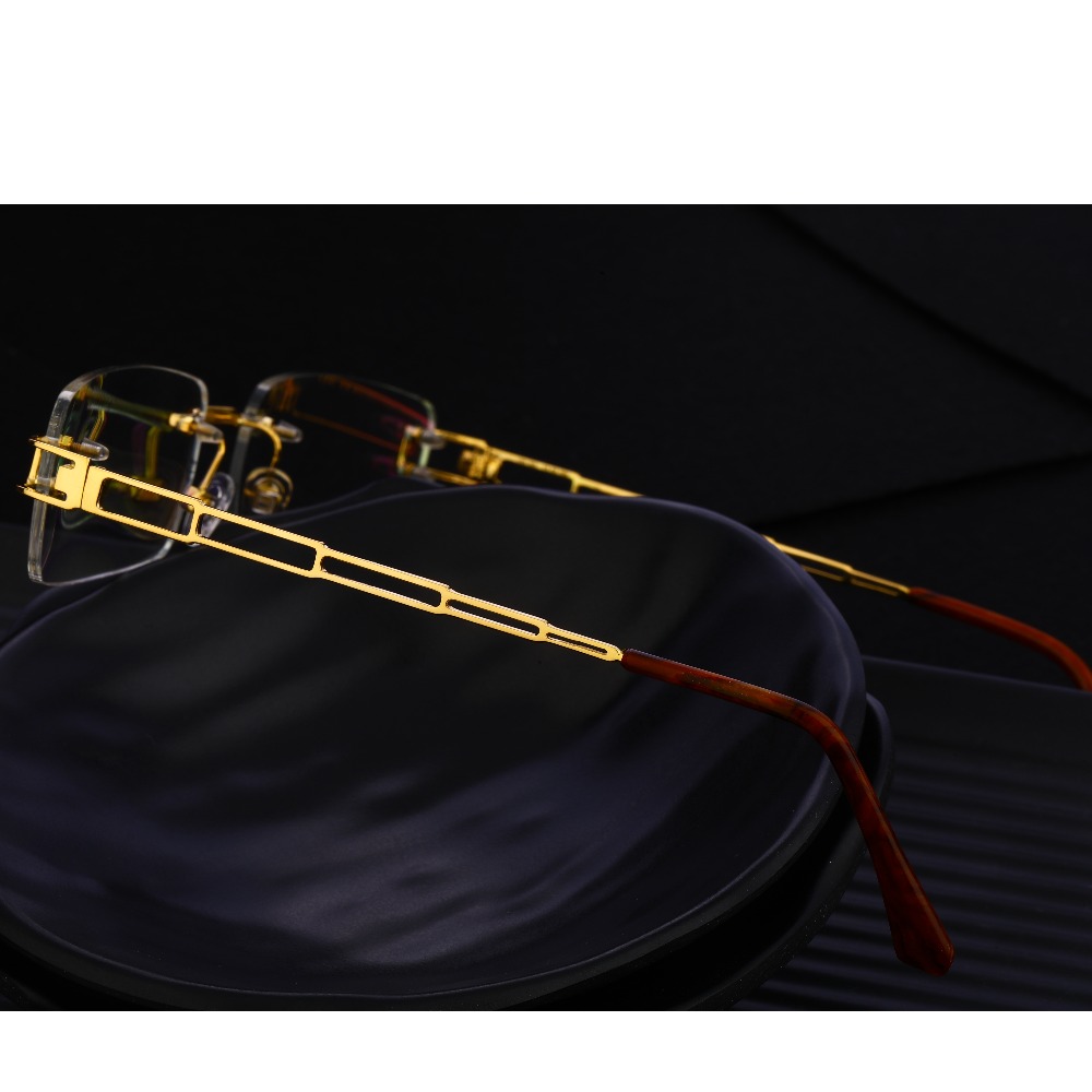18KT Gold Hallmark Mens Spectacle S18 - Image 2