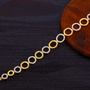 916 Gold Ladies Classic Bracelet LB361