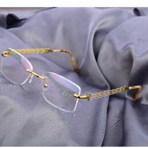 18kt  Gold  fancy hallmark mens spectacle s58