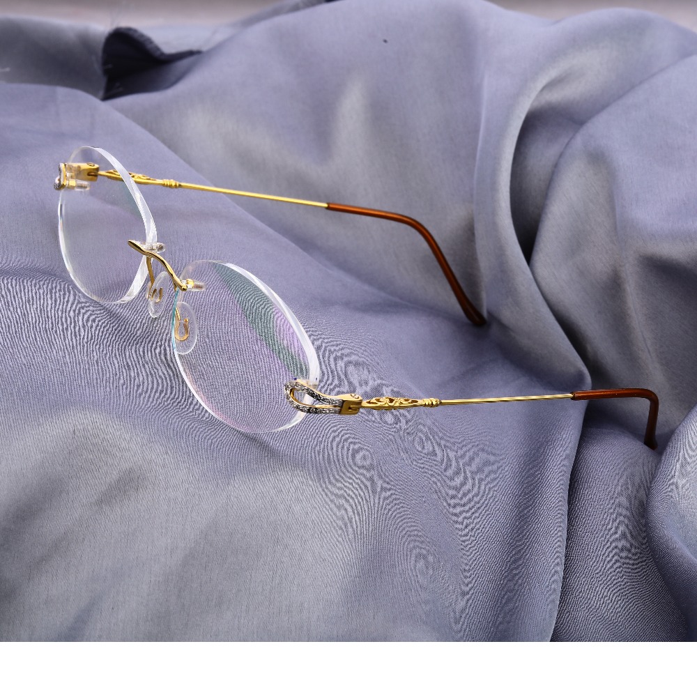 18kt   gold exclusive hallmark mens spectacle s57