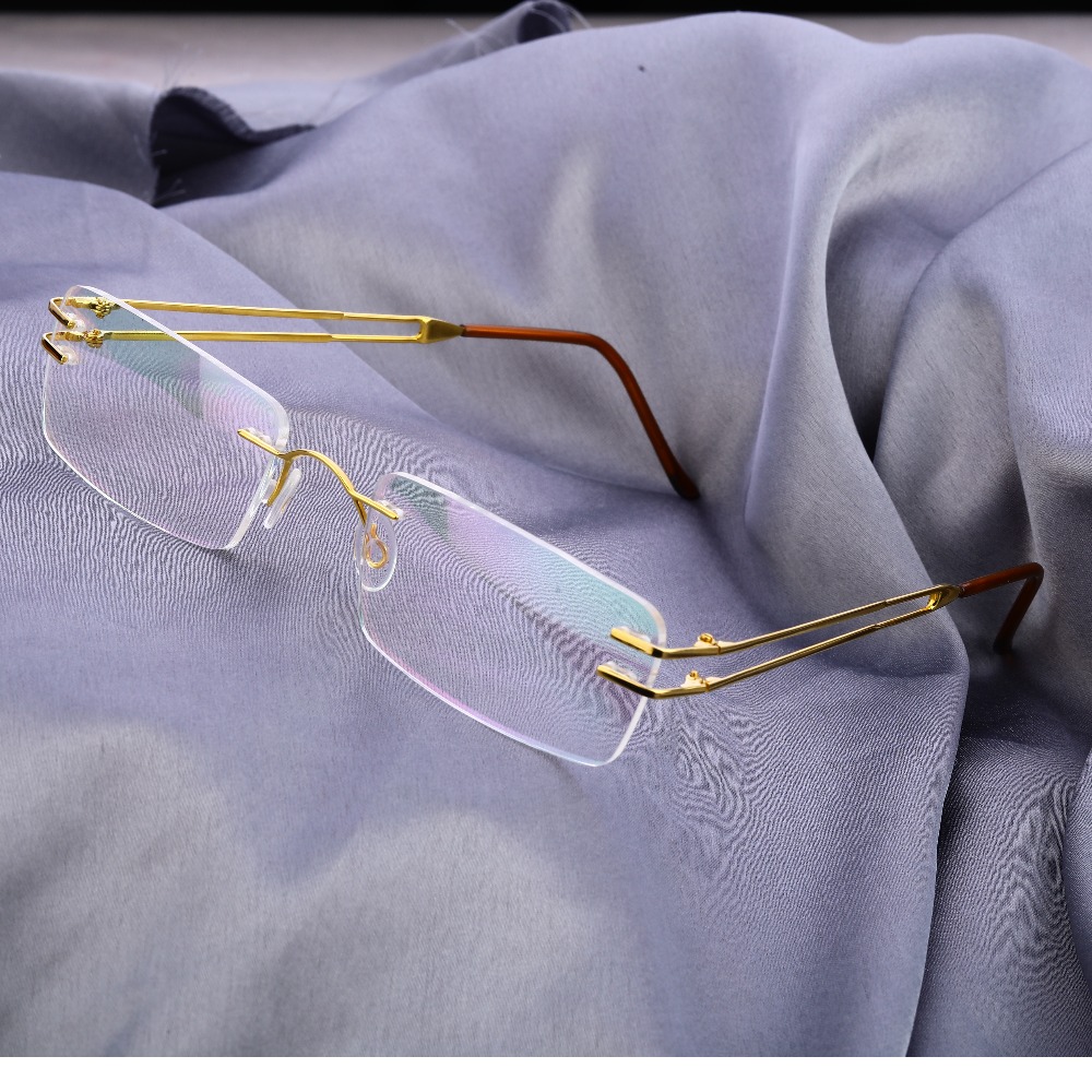 18kt   gold designer hallmark mens spectacle s55