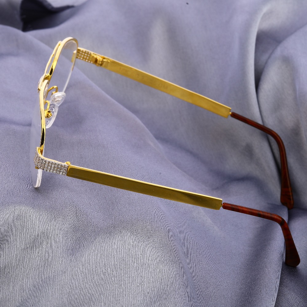 18kt gold gorgeous mens spectacle s51 - Image 2
