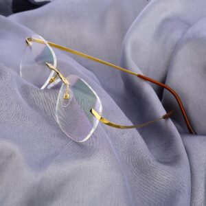 18kt  Gold designer mens spectacle s47