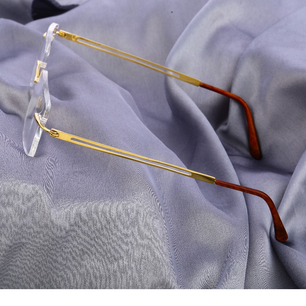 18kt Gold classic mens spectacle s46 - Image 2