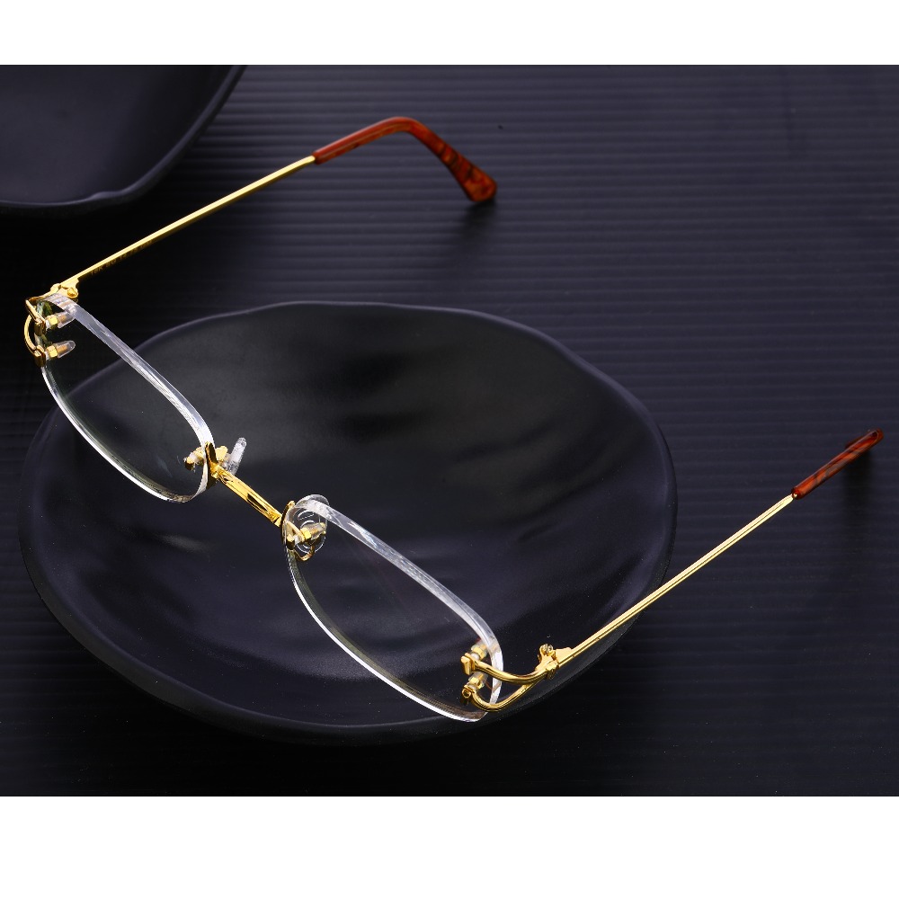 750 Gold hallmark stylish mens spectacle s36