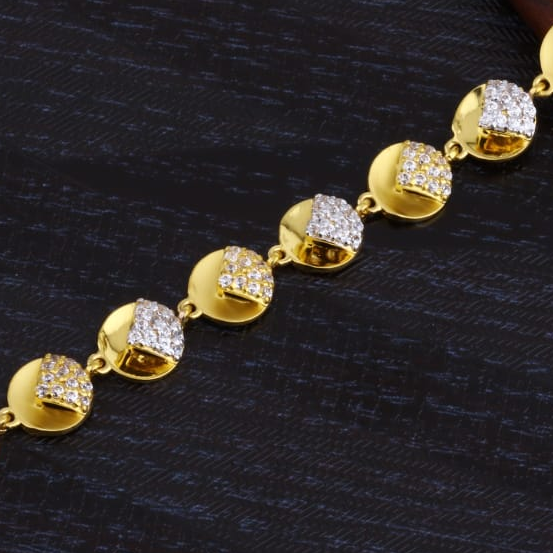 22KT Gold Ladies Gorgeous Bracelet LB440 - Image 2