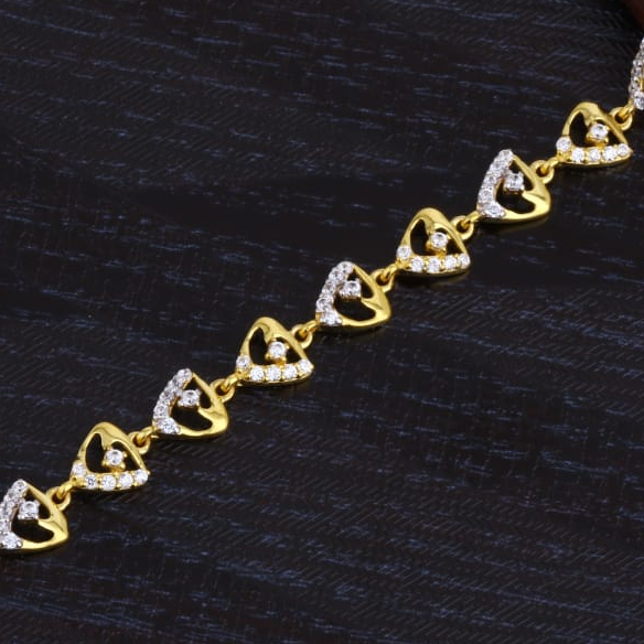 22KT Gold Ladies Exclusive Bracelet LB441 - Image 2