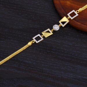 22KT Gold Ladies Delicate Bracelet LB443