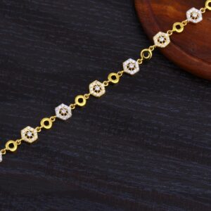 22KT Gold Ladies Classic Bracelet LB445
