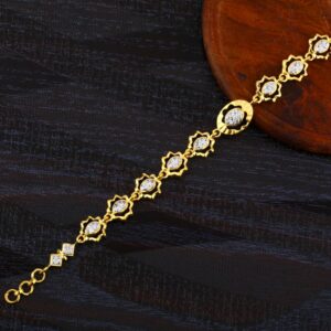 916 Gold Ladies Hallmark Bracelet LB416