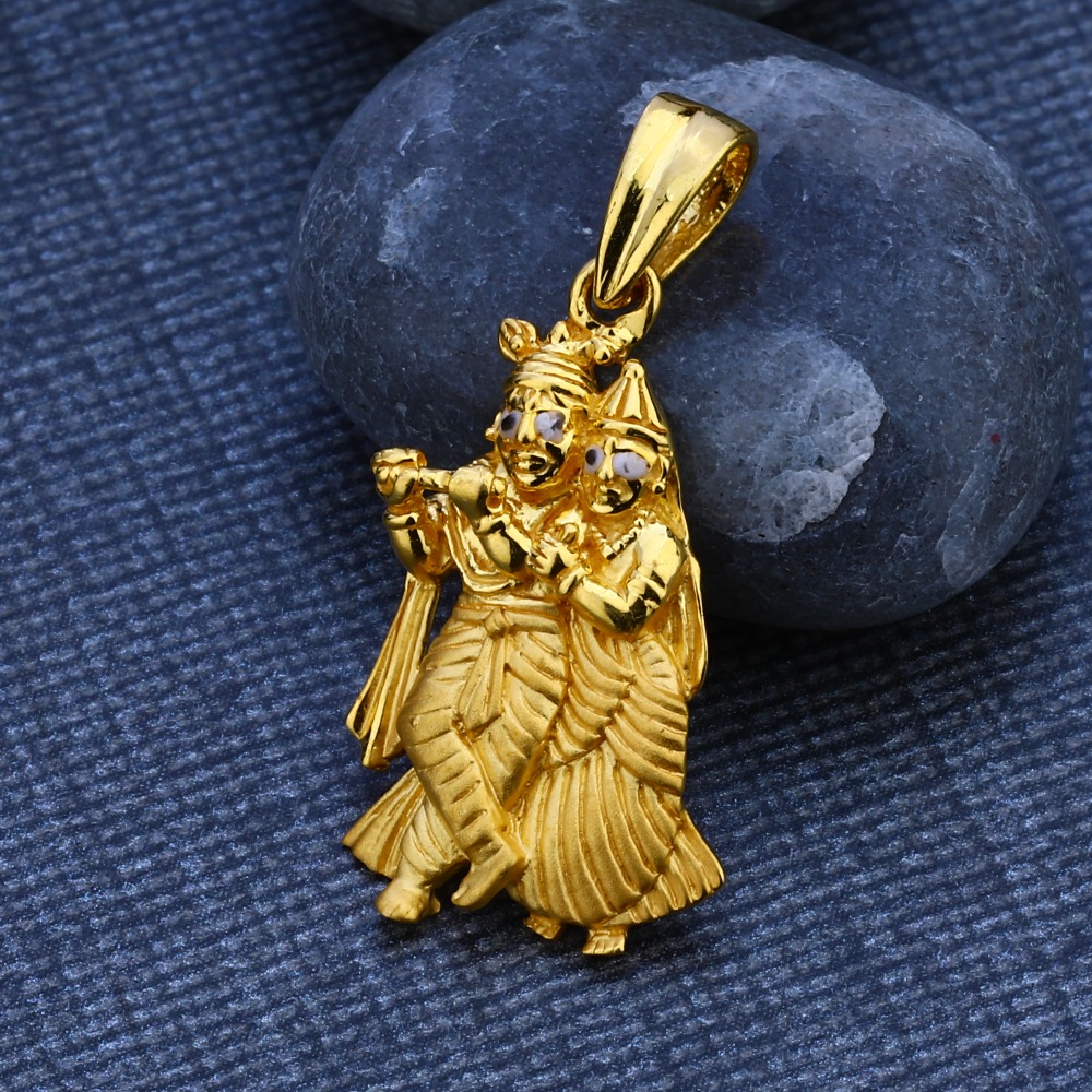 916 CZ Gold Exclusive God Pendant GP103