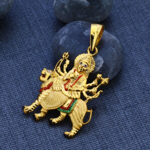 916 CZ Gold Delicate God Pendant GP102