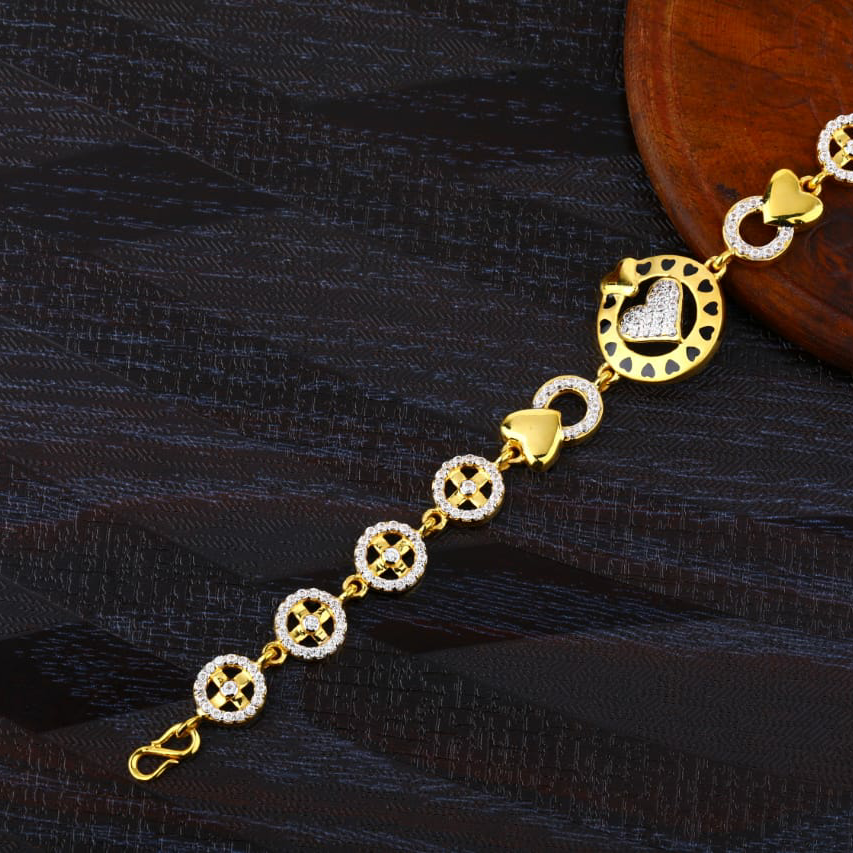 916 Gold Ladies Designer Bracelet LB422