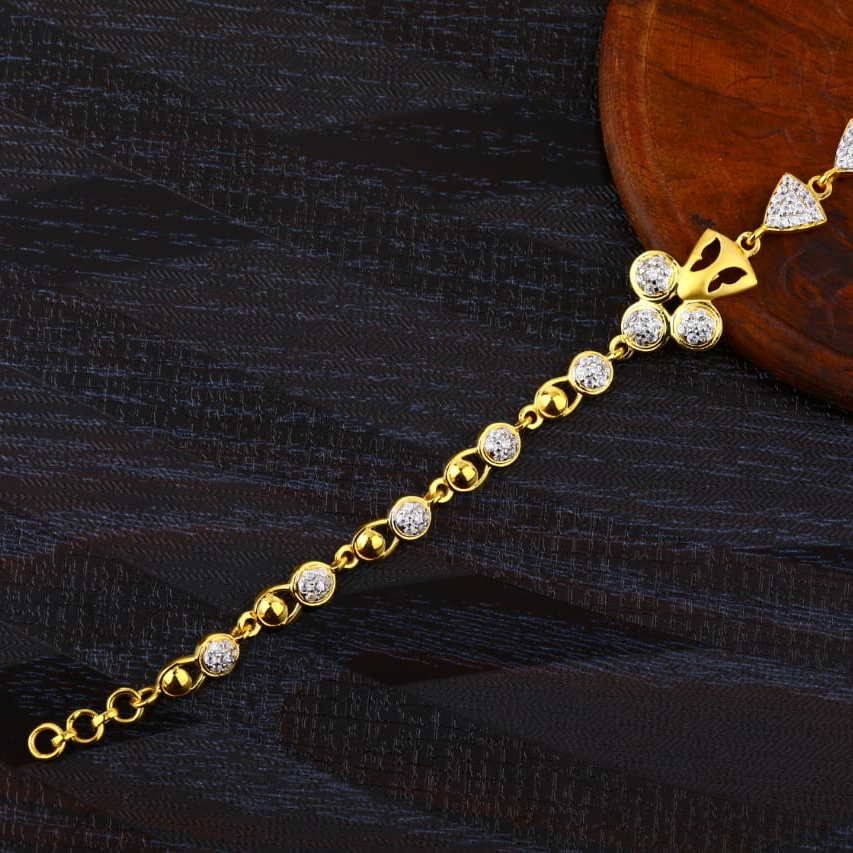 916 Gold Ladies Bracelet LB424