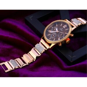 750 Rose Gold Delicate Mens Watch RMW12