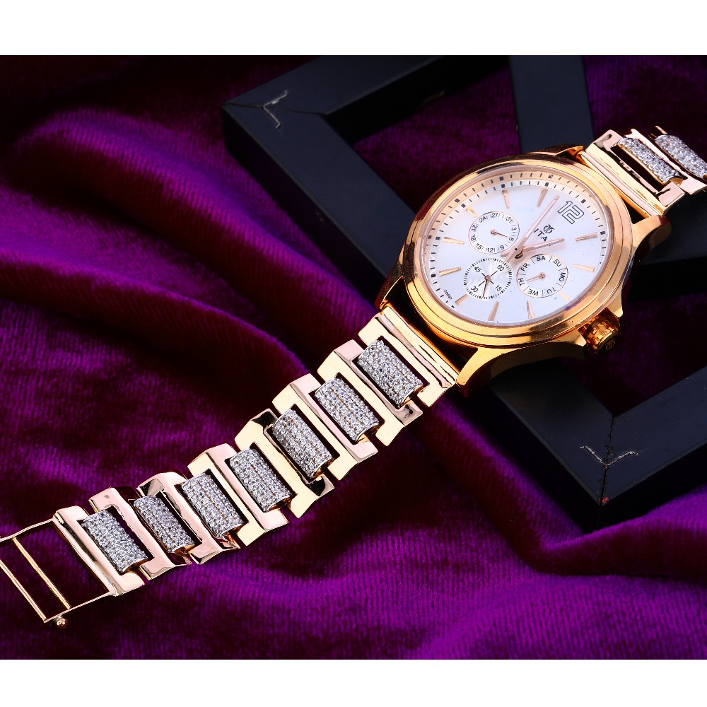 750 Rose Gold Designer Mens Watch RMW11