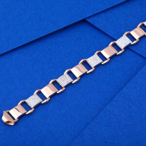 750 rose gold mens fency brecelet rmb 21
