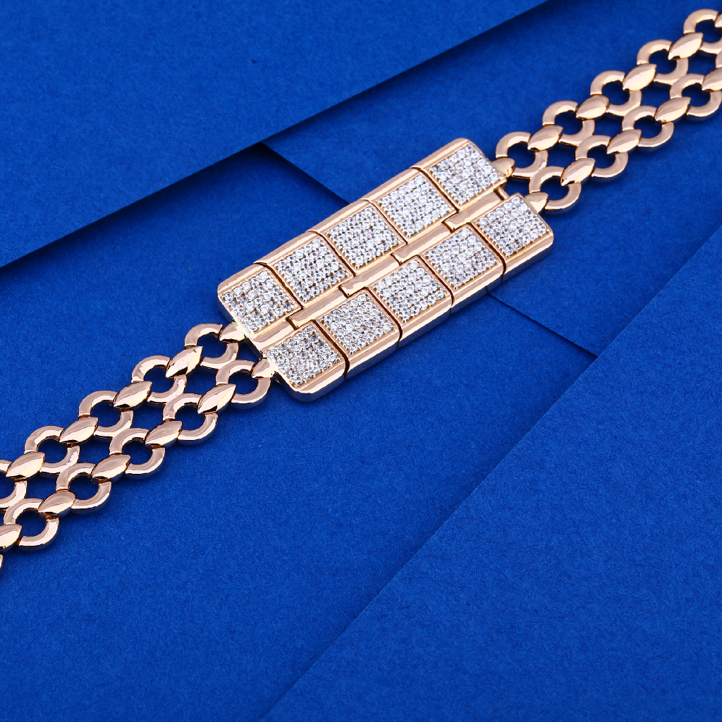 750 rose gold mens brecelet rmb 19