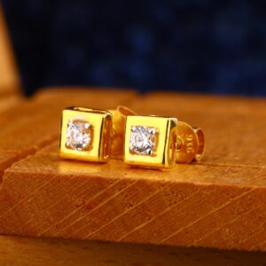 916 gold mens stylish earrings me 19