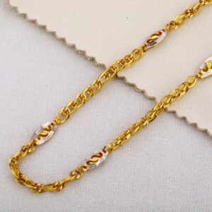 22ct gold mens hallmark fancy choco chain mch 321