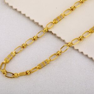 22ct gold mens hallmark classic choco chain mch 323