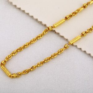 22ct gold mens hallmark designer choco chain mch 324