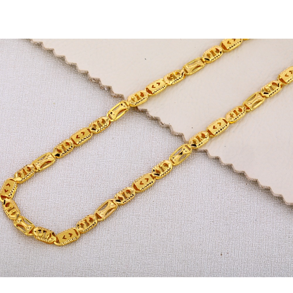 22CT Gold Hallmark Designer Men's Choco Chain MCH314