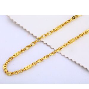 22KT gold plain Exclusive men's choco chain mCH309