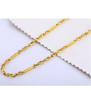 22KT Gold Plain Classic Men's Choco Chain MCH306