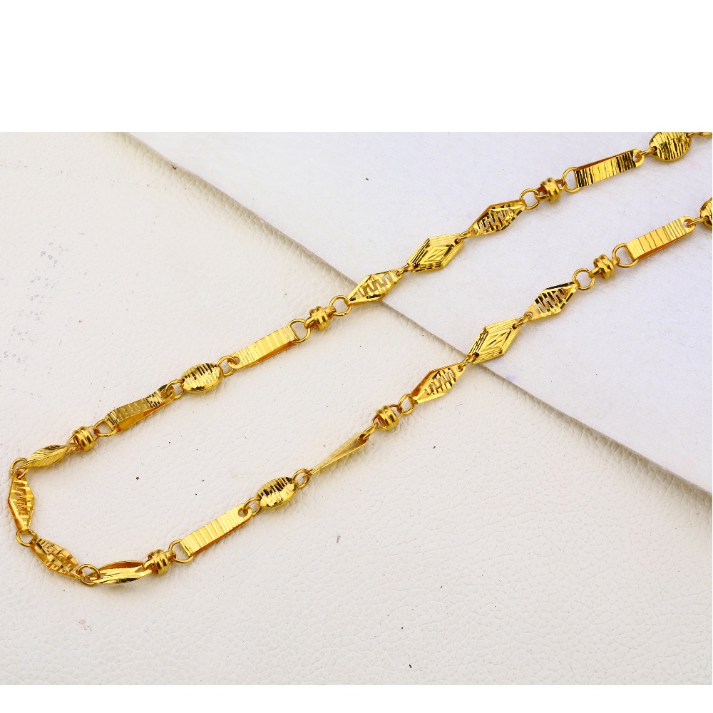 22KT Gold Hallmark Designer Men's Choco Chain MCH279