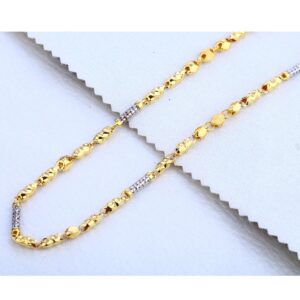 22CT Gold Mens Plain exclusive Choco Chain MCH302