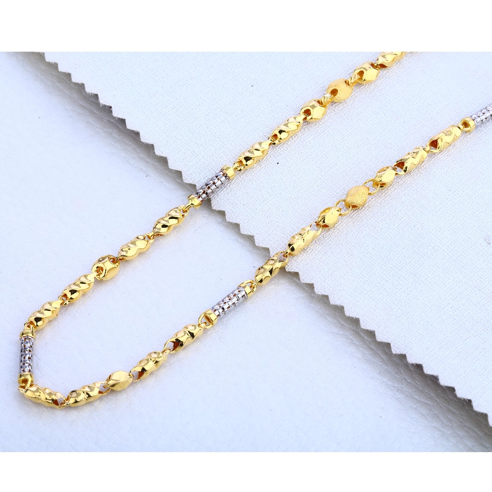 22CT Gold Mens Plain exclusive Choco Chain MCH302