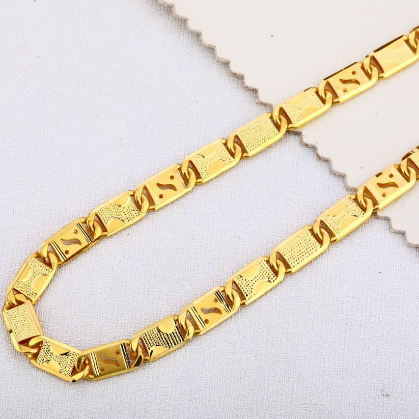 916 Gold Mens Delicate Choco Chain MCH464