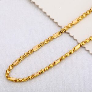 916 Gold Mens Classic Choco chain MCH463