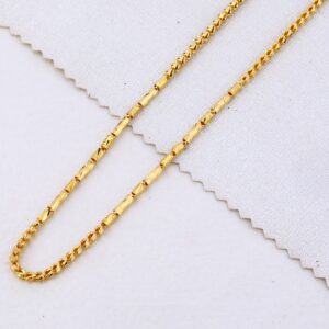 22CT Gold mens Exclusive Plain choco chain MCH467