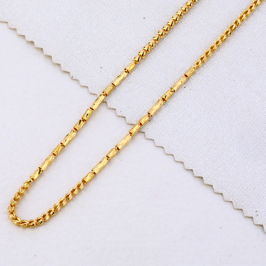 22CT Gold mens Exclusive Plain choco chain MCH467