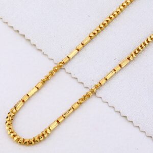 22CT Gold mens Delicate Plain choco chain MCH468