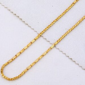 22CT Gold mens Designer Plain choco chain MCH469
